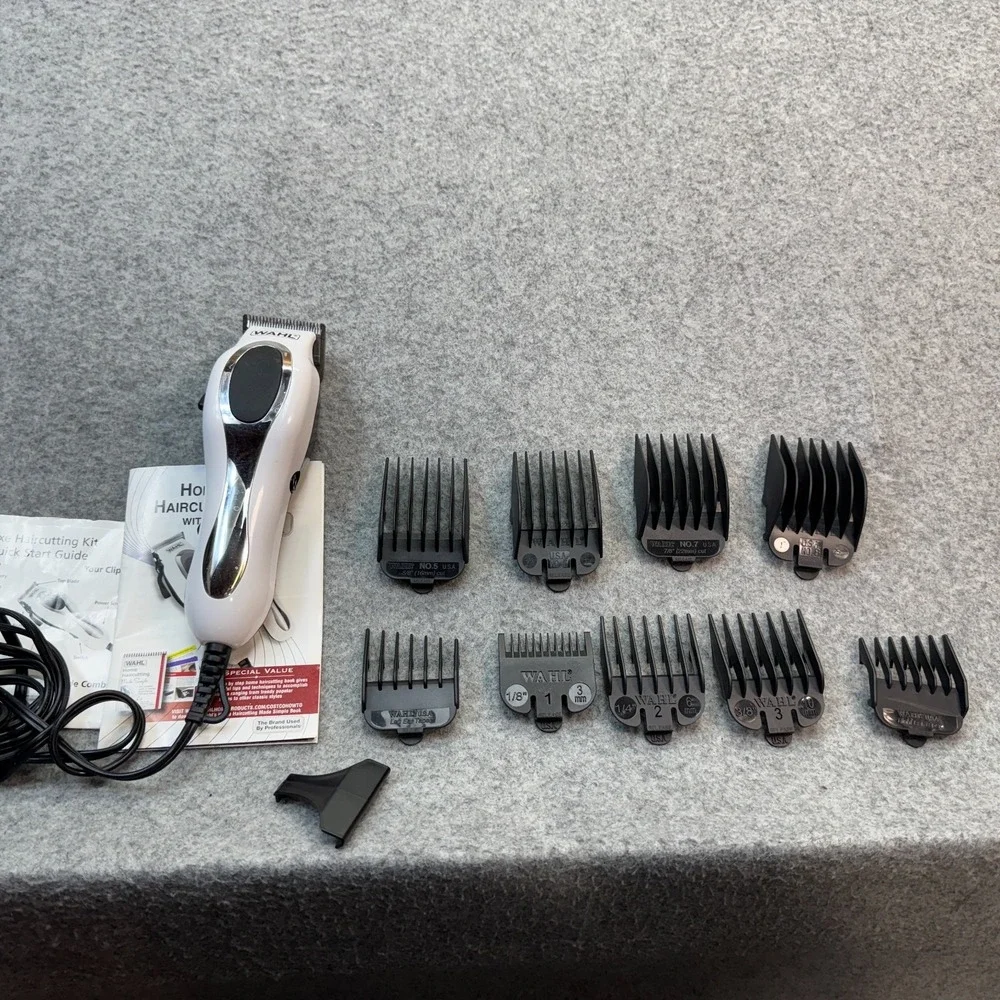 Wahl Precision Hair‎ Clipper Kit Model MC3 Home Haircut Set USA Made Tested